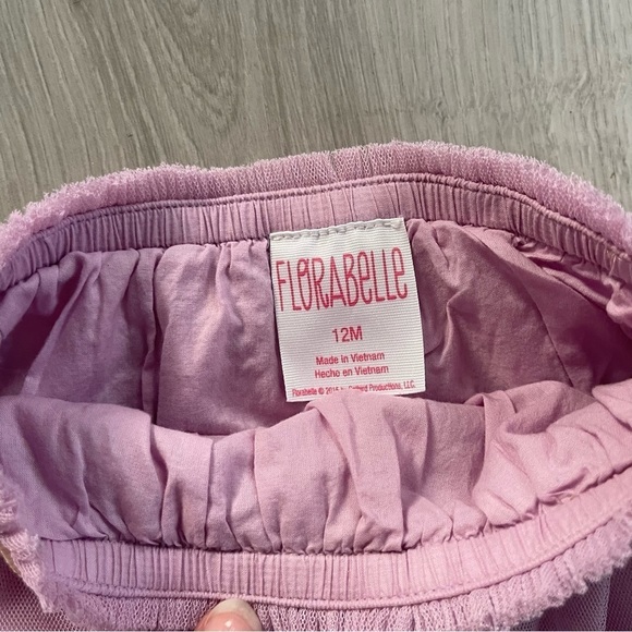 Florabelle purple tutu size 12M - Picture 2 of 5